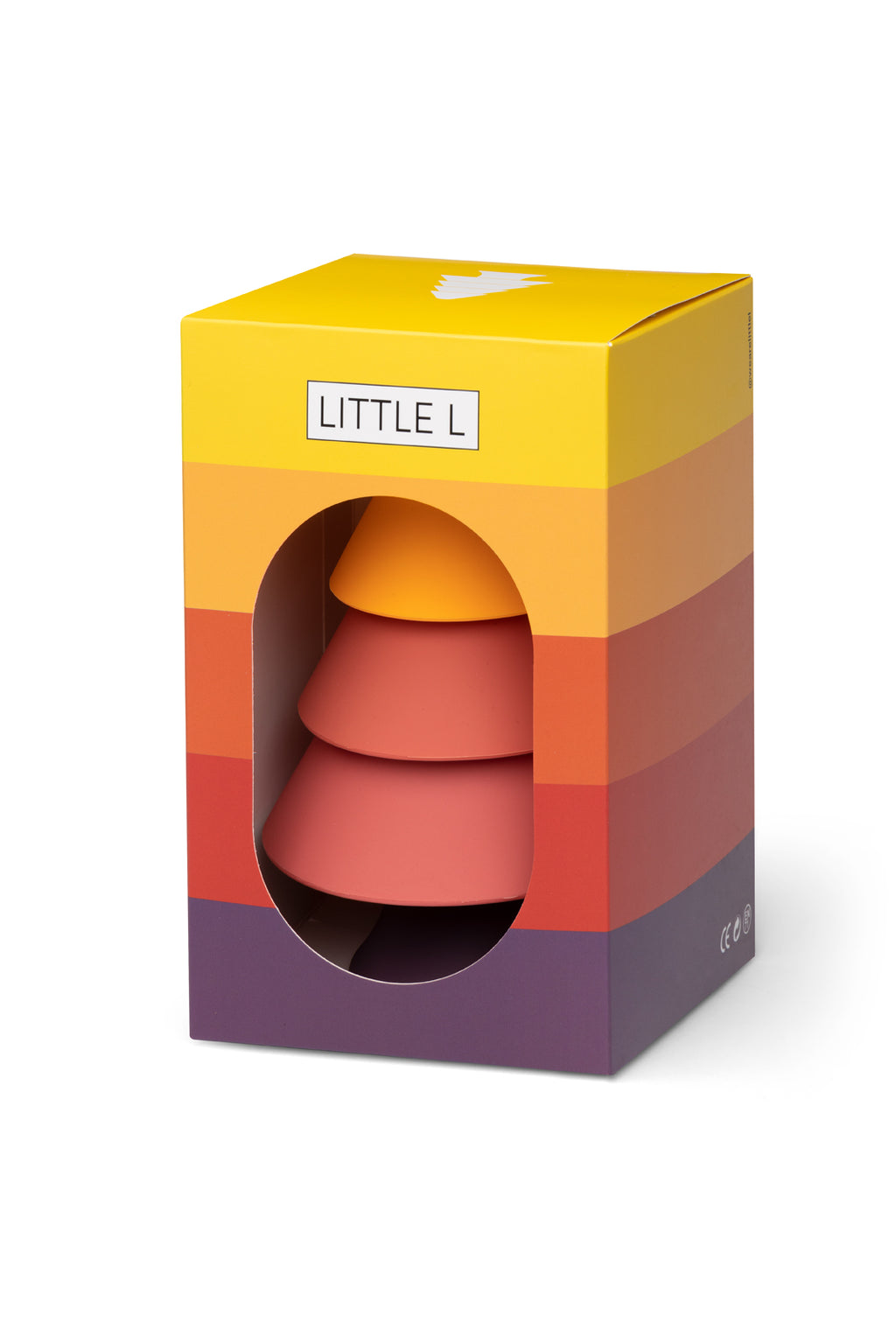 Little L Stapeltoren Dennenboom Levendige Kleuren