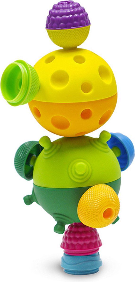 3 sensorische ballen met educatieve kralen