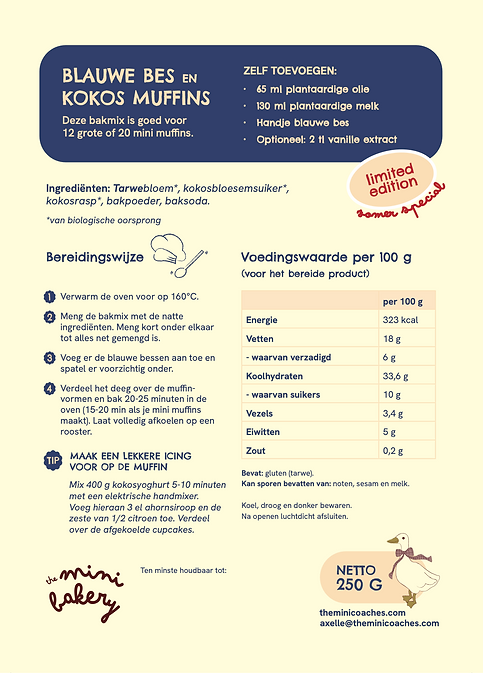 Zomerspecial: Kokos & Blauwe Bes Muffins