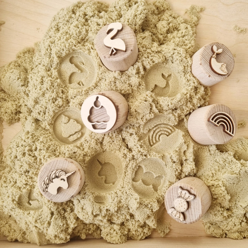 Houten stempelset sweet