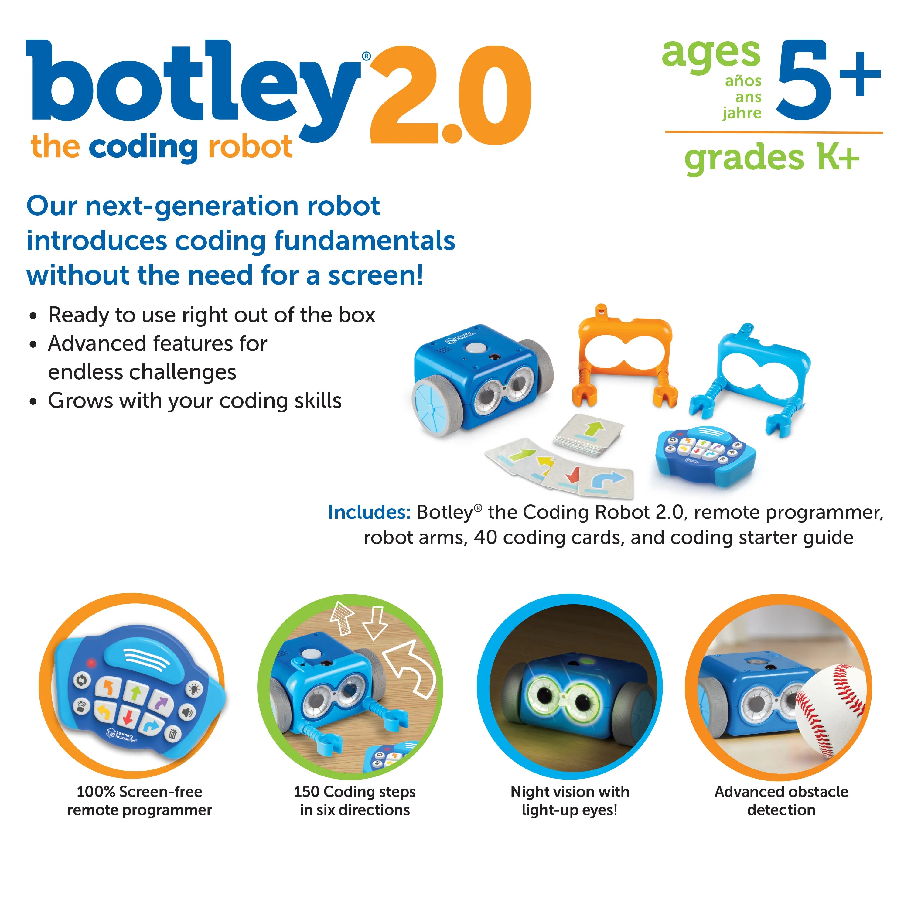 Botley® 2.0 de codeerrobot