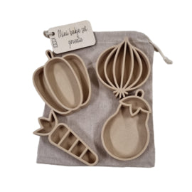 Bio mini bakjes set groente