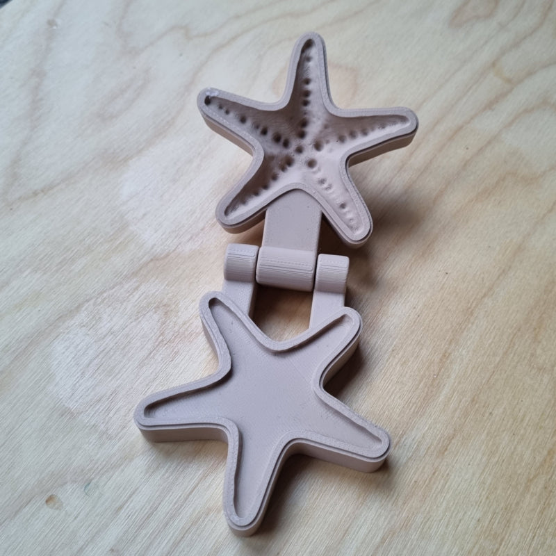 Klei en zand mal zeester