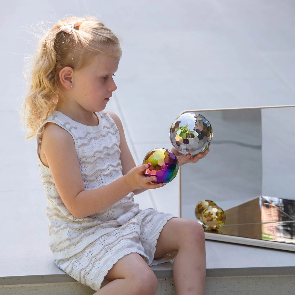 Sensory Steel Mosaic Mystery Balls pk6