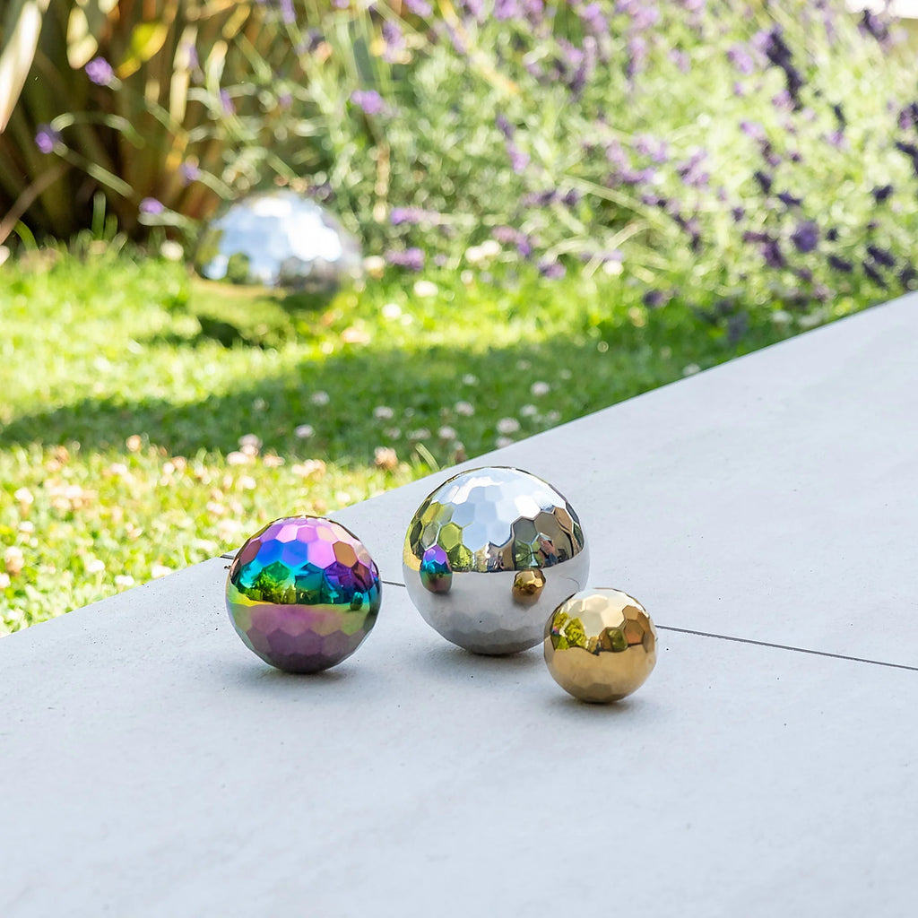 Sensory Steel Mosaic Mystery Balls pk6