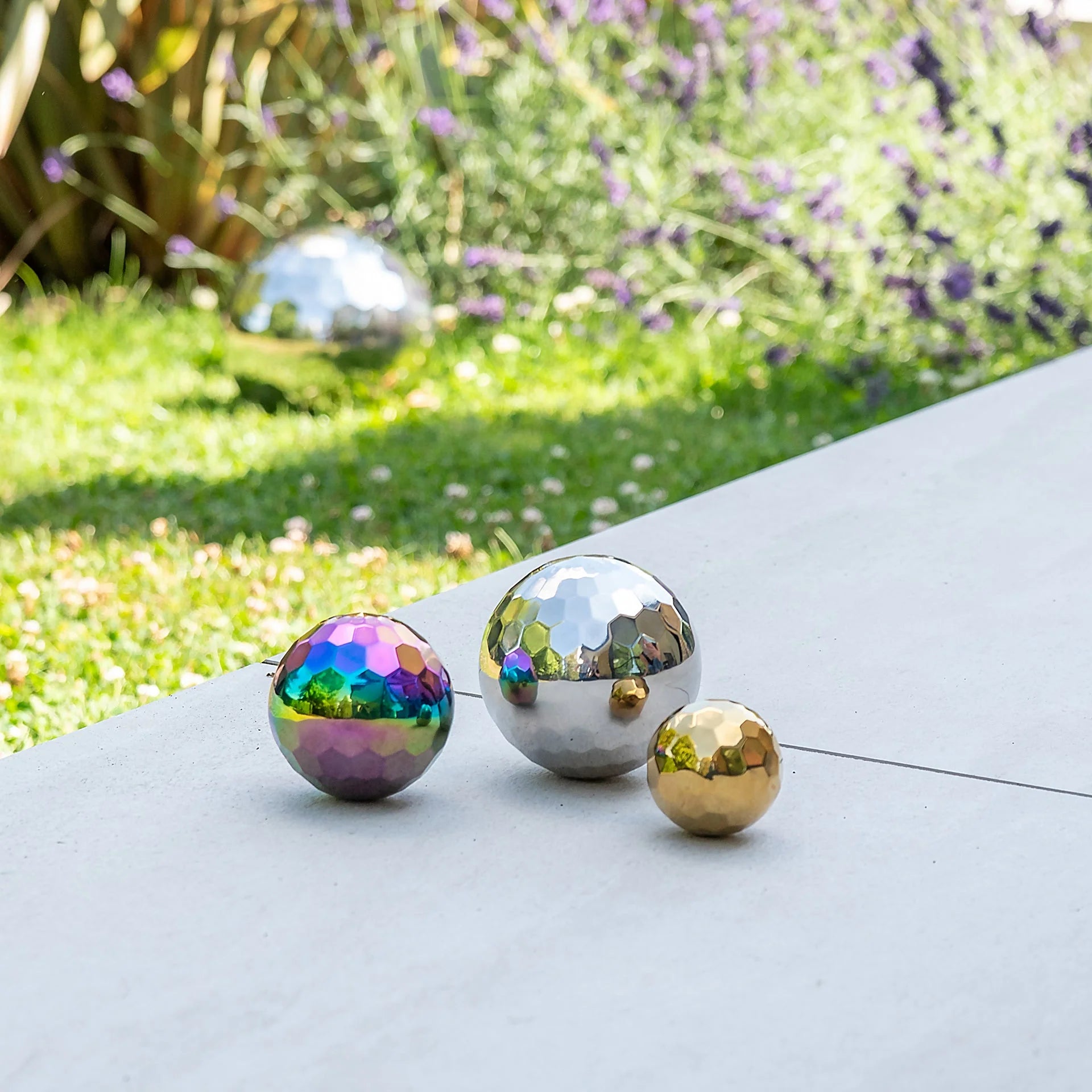 Sensory Steel Mosaic Mystery Balls pk6