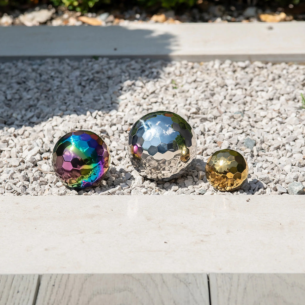 Sensory Steel Mosaic Mystery Balls pk6