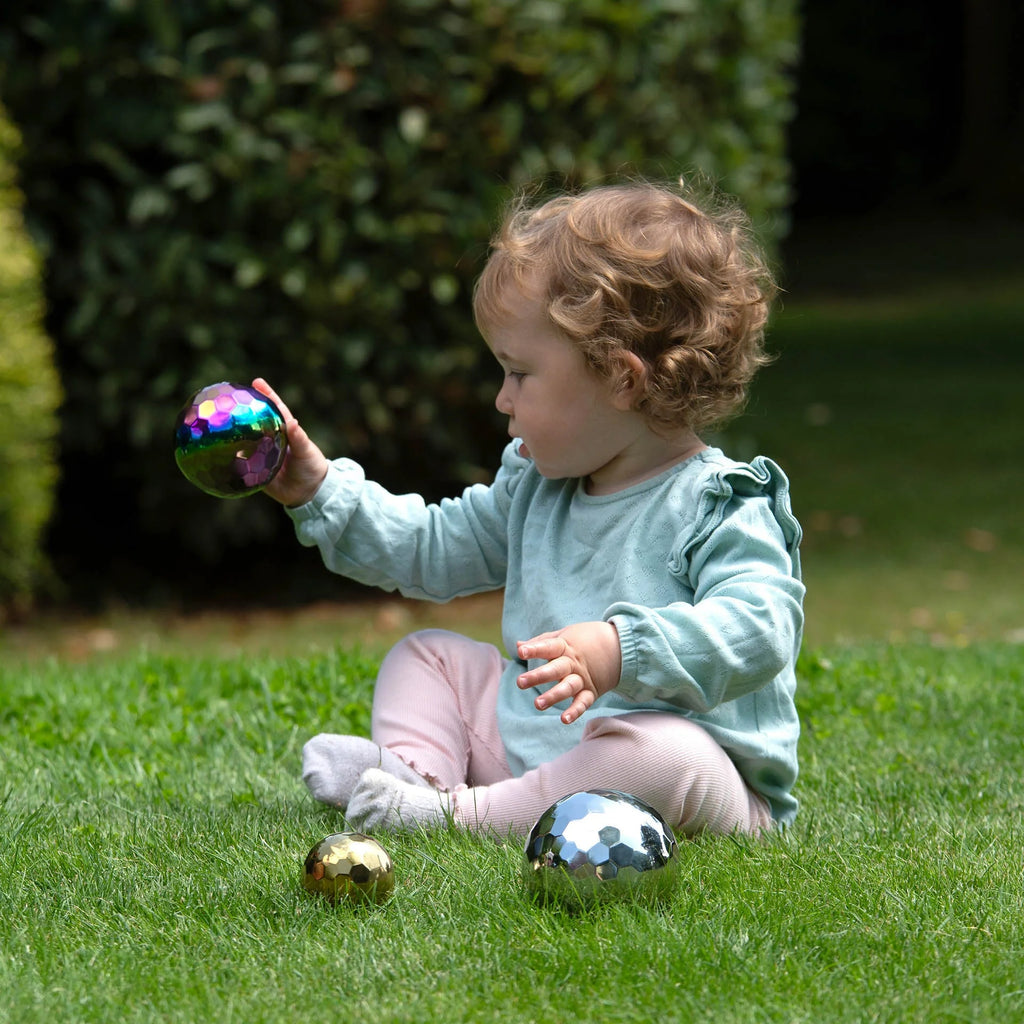 Sensory Steel Mosaic Mystery Balls pk6