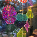 Rainbow Glitter Shapes - Pk21