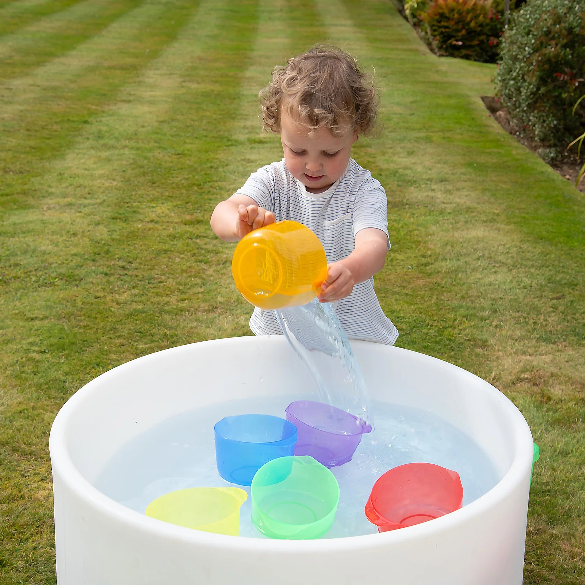 Translucent Colour Pouring Bowls - Pk6
