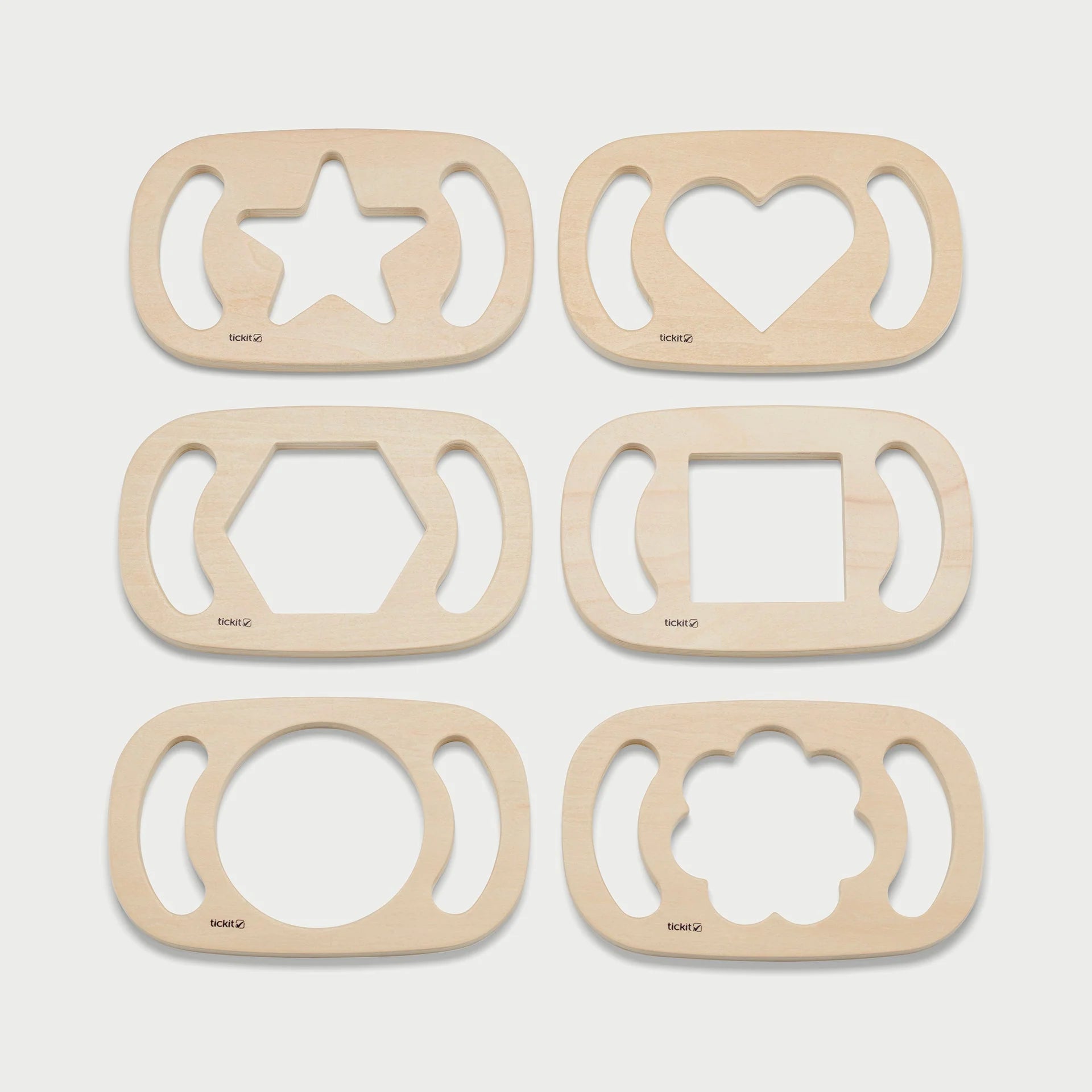 Gemakkelijk te Houden "Vormweergavepanelen" 6 stuks