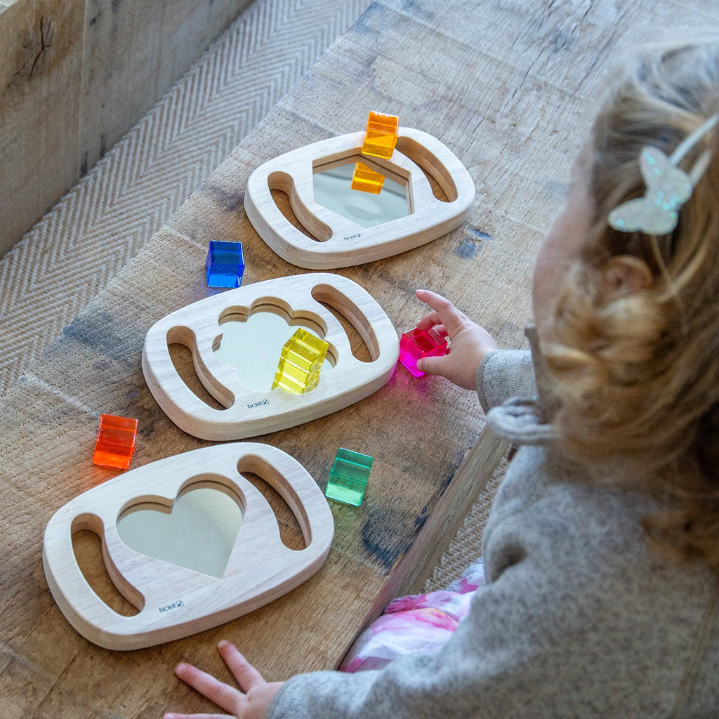 Easy Hold Shape Mirrors - Pk3