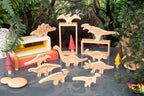 Tickit 10 houten dinosaurussen