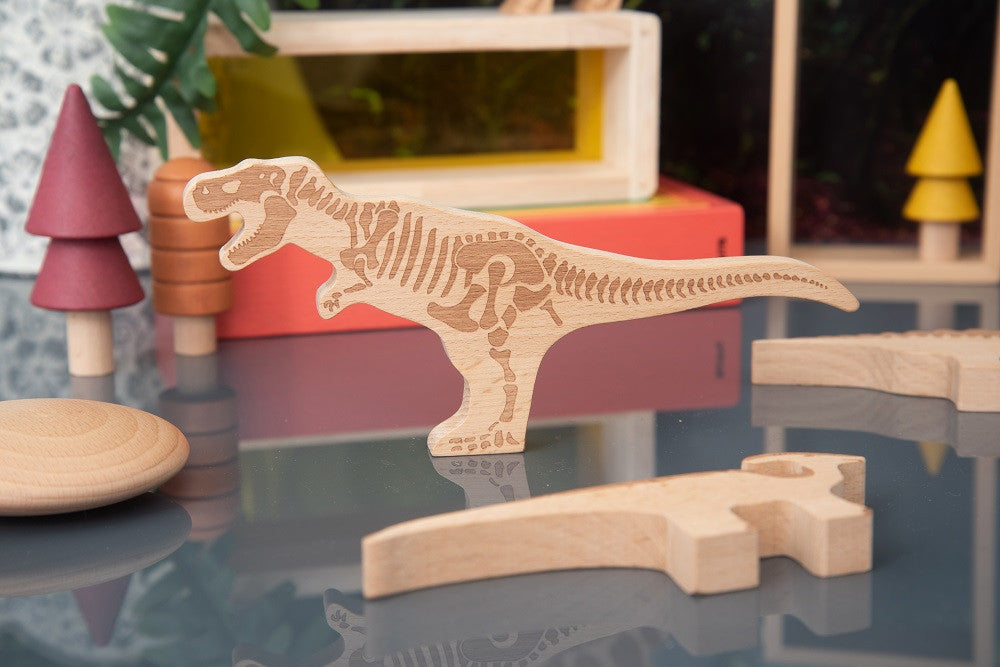 Tickit 10 houten dinosaurussen