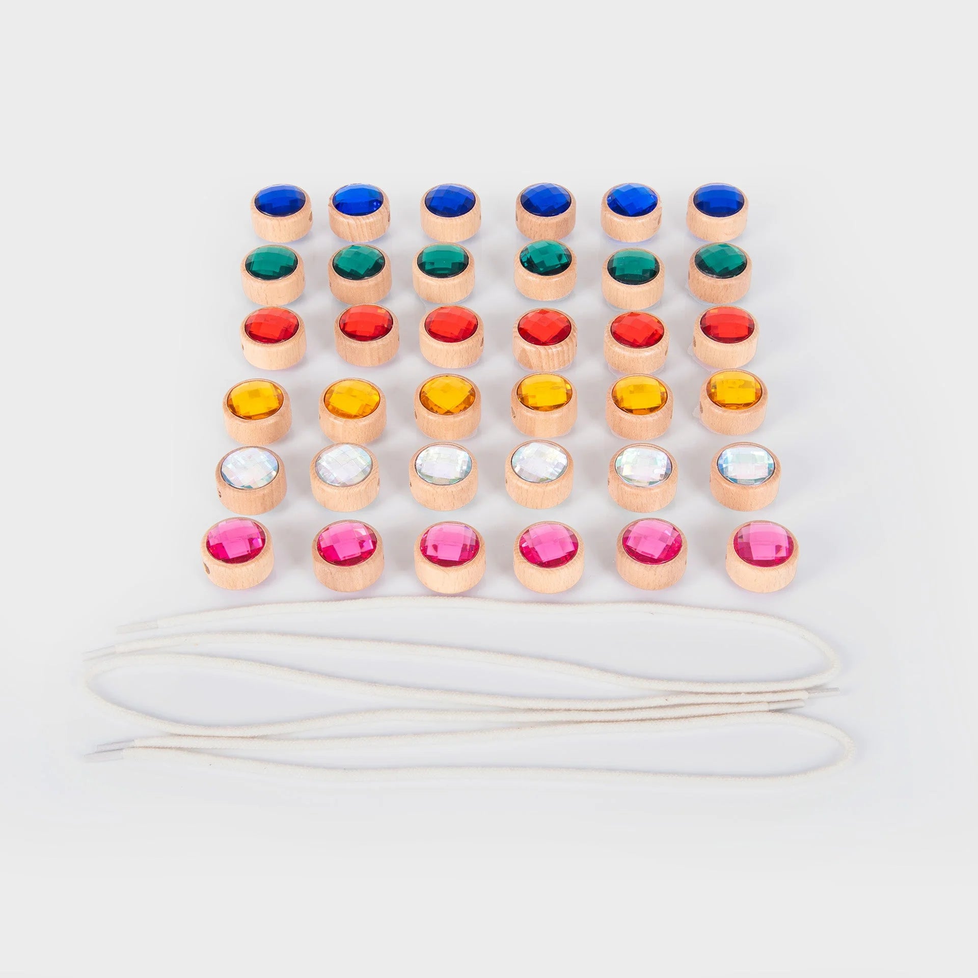 Houten juwelen rijgkralen