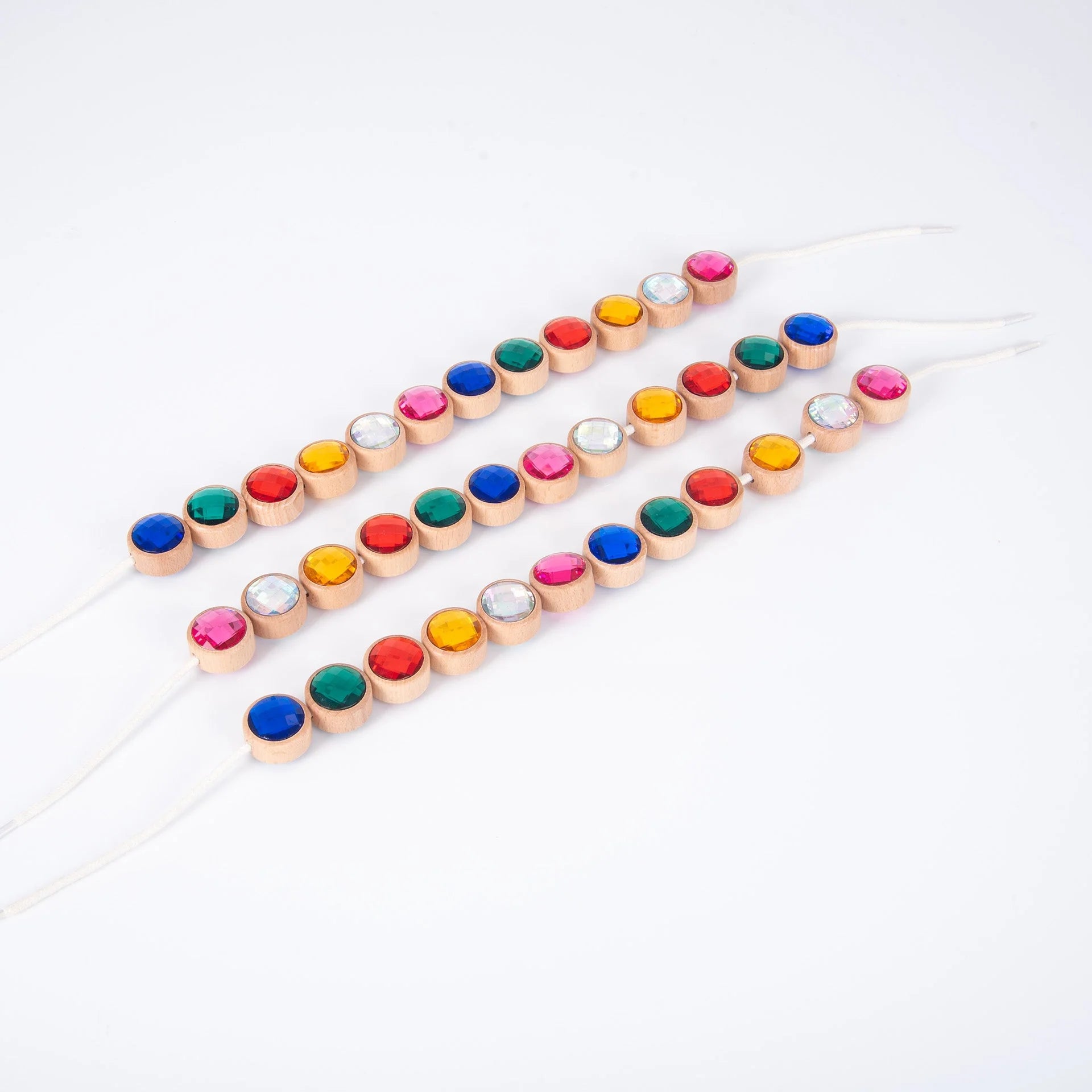 Houten juwelen rijgkralen