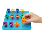 Geo pegs en pegboard set