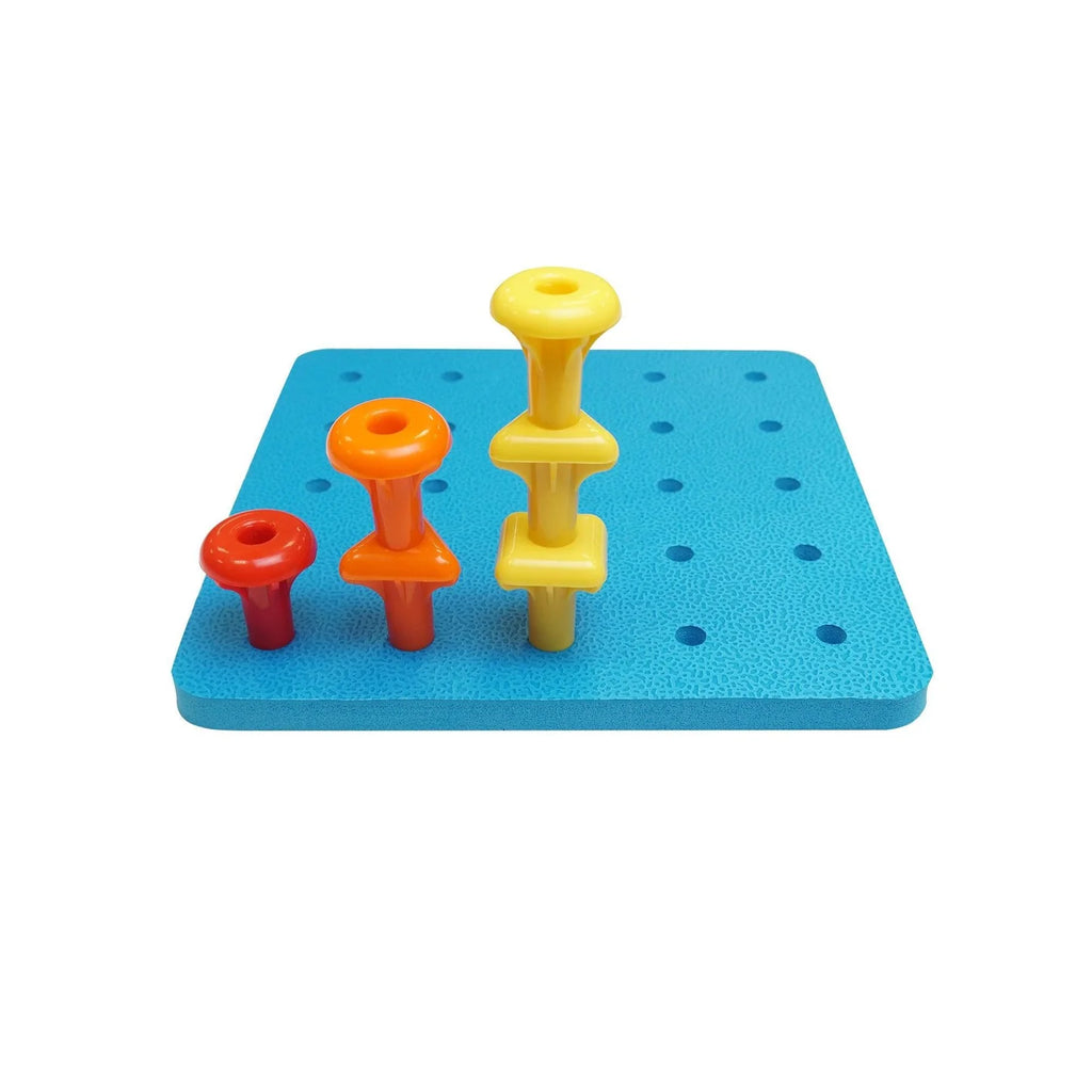 Geo pegs en pegboard set
