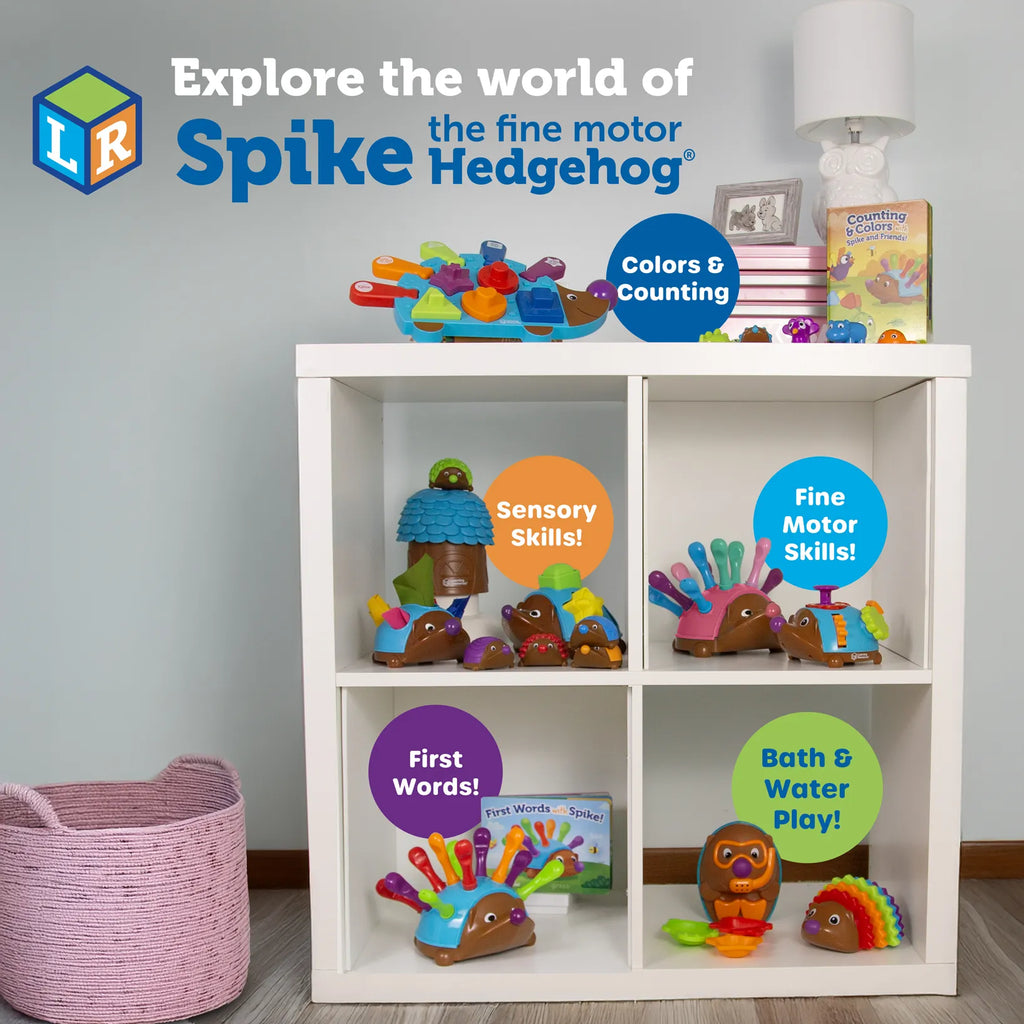 Spike de fijne motorische egel® regenboogstapelaar