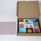 Kleine gebouwset vloeren