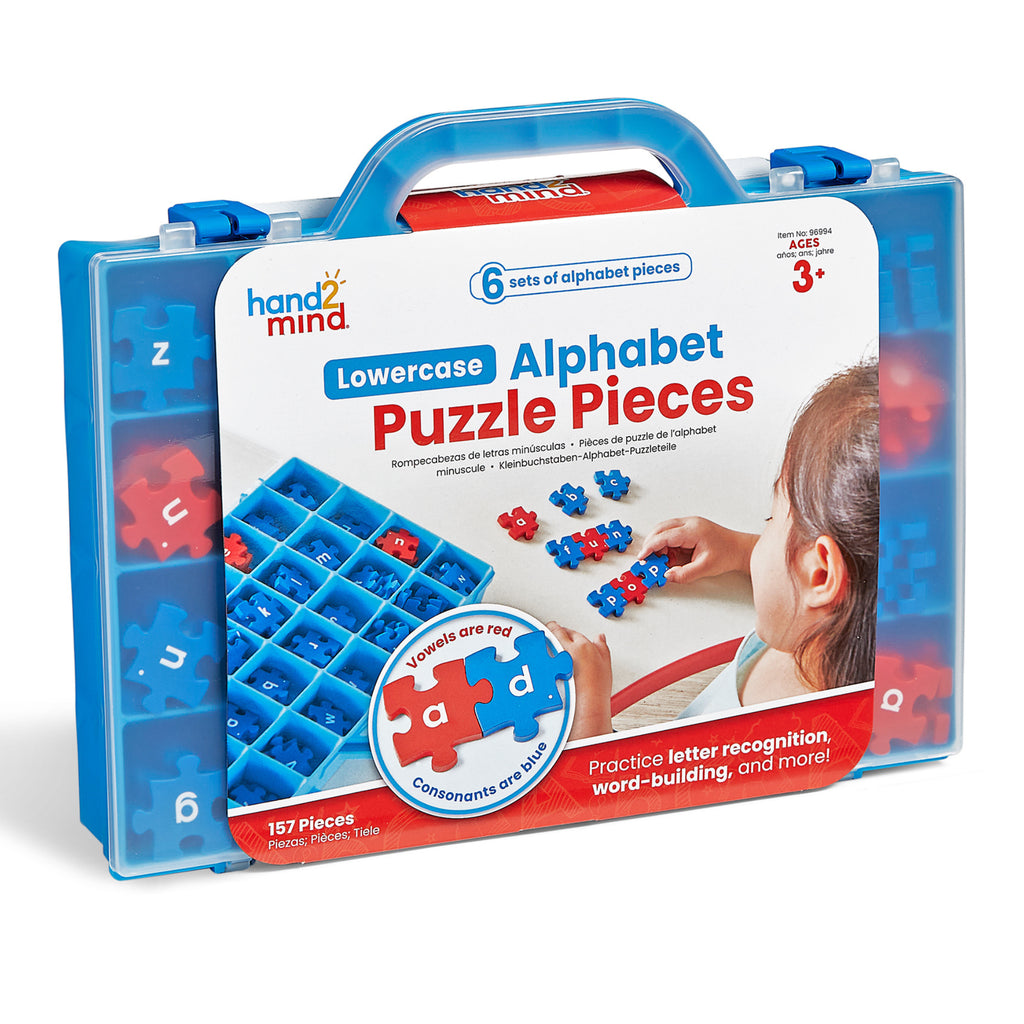 Lowercase Alphabet Puzzle Pieces