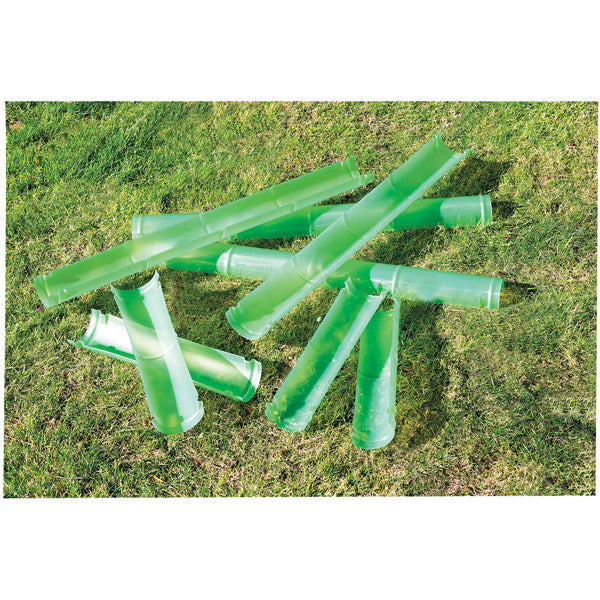 Plastic Bamboo Style Water Channel set of 8