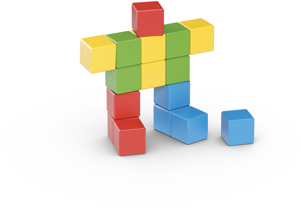 Magicube Creative Set 16-delig | Magnetisch speelgoed | 1-5 jaar