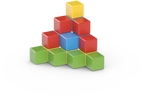 Magicube Creative Set 16-delig | Magnetisch speelgoed | 1-5 jaar