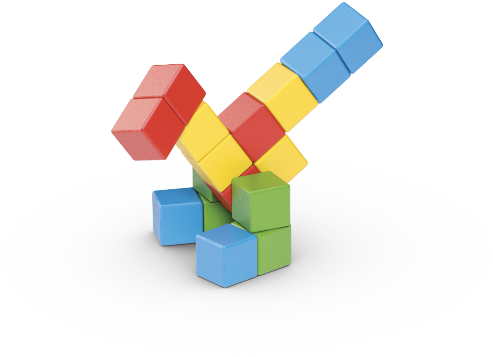 Magicube Creative Set 16-delig | Magnetisch speelgoed | 1-5 jaar