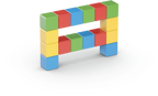 Magicube Creative Set 16-delig | Magnetisch speelgoed | 1-5 jaar