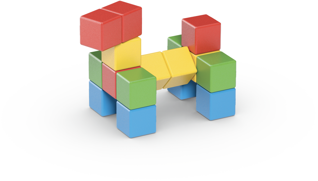 Magicube Creative Set 16-delig | Magnetisch speelgoed | 1-5 jaar