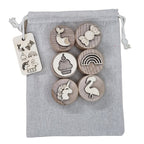 Houten stempelset sweet