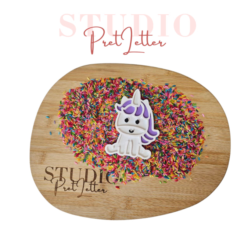 Vulvorm kleur unicorn zit PLA