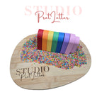 Regenboog Hartjes Mega Speeltoren PLA