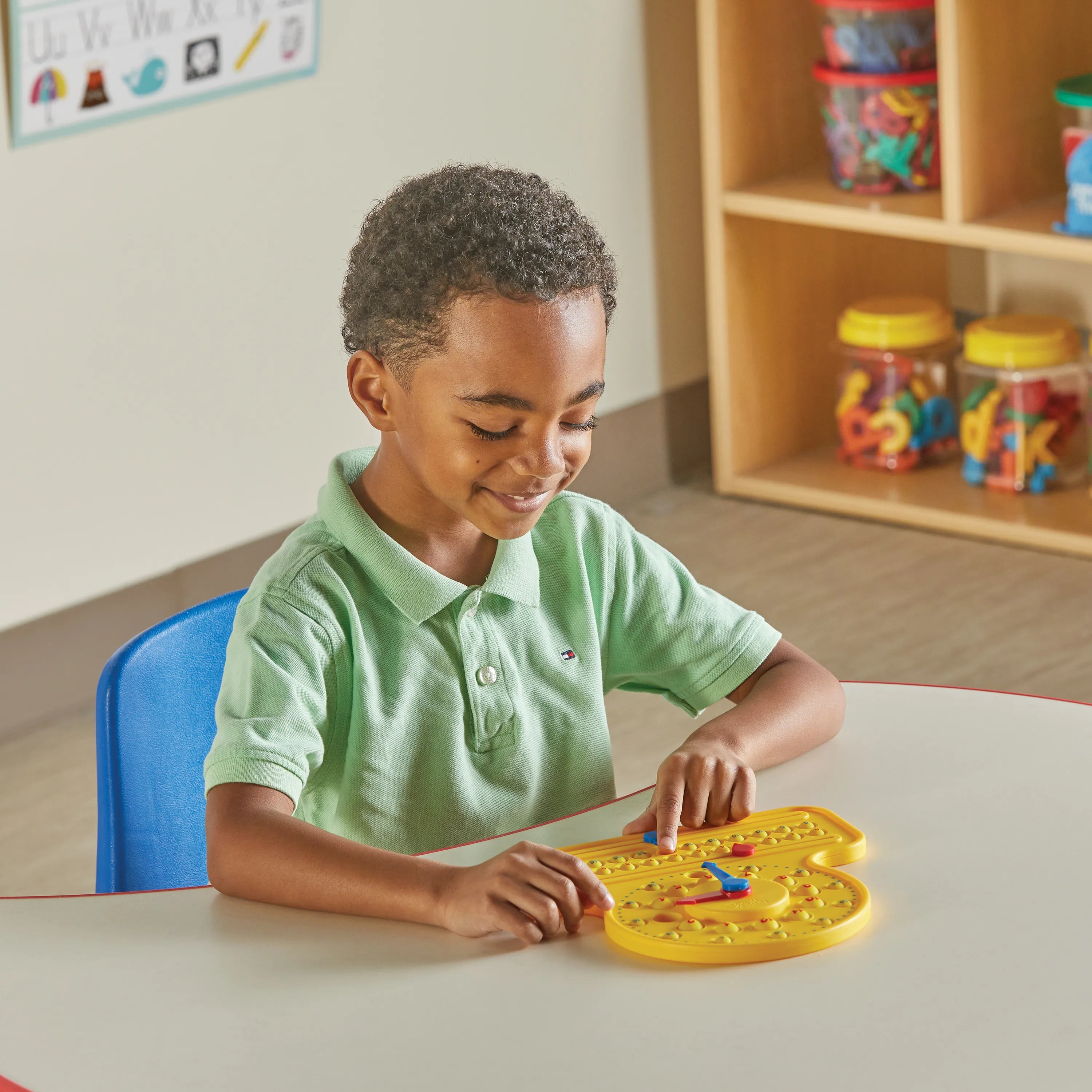 NumberLine Clock - Sensory Bubble Popper