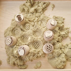 Houten stempelset Fruit