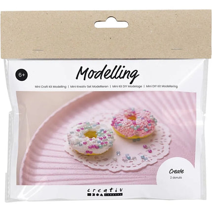 Creativ Company mini knutselset boetseren donuts