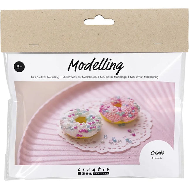 Creativ Company mini knutselset boetseren donuts