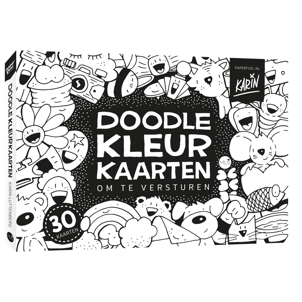 Paperfuel Doodlekleurkaarten om te versturen - Karin Luttenberg