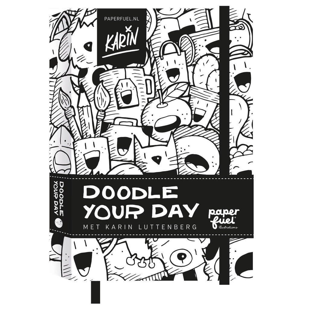Paperfuel Doodle Your Day Doodleboek - Karin Luttenberg