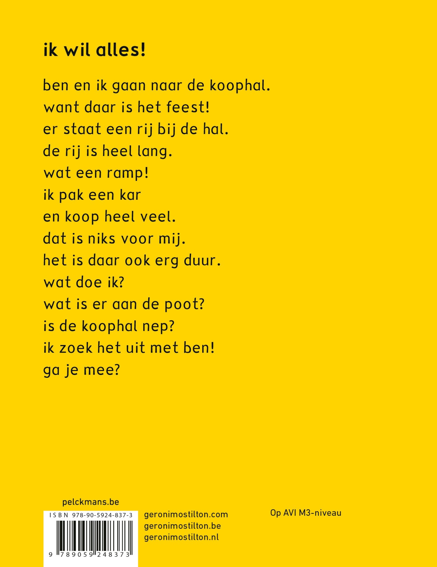 Ik wil alles - Geronimo Stilton (M3)