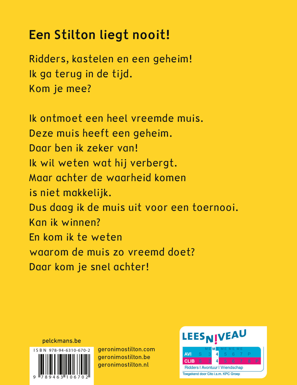 Een Stillton liegt nooit! - Geronimo Stilton (M4)