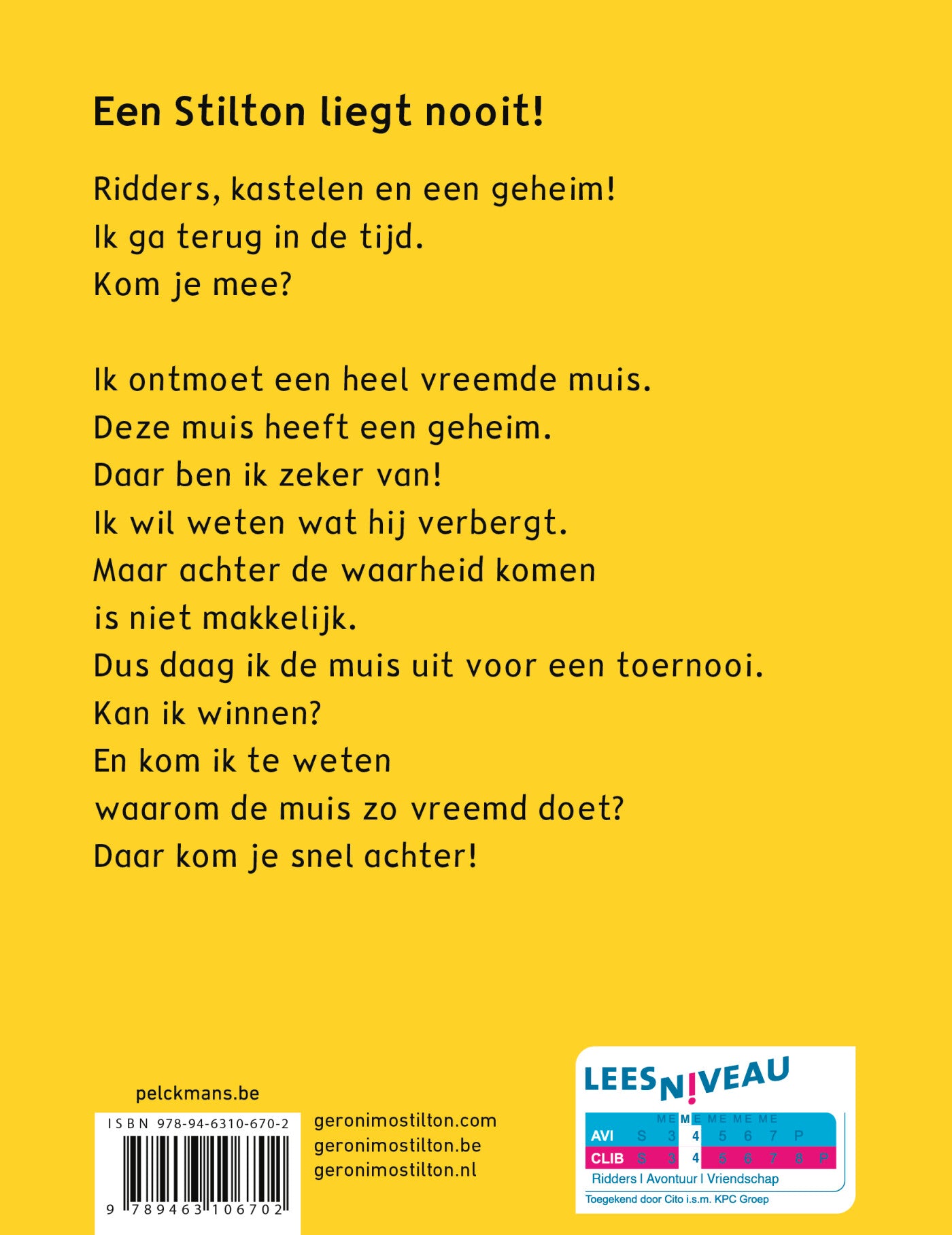 Een Stillton liegt nooit! - Geronimo Stilton (M4)