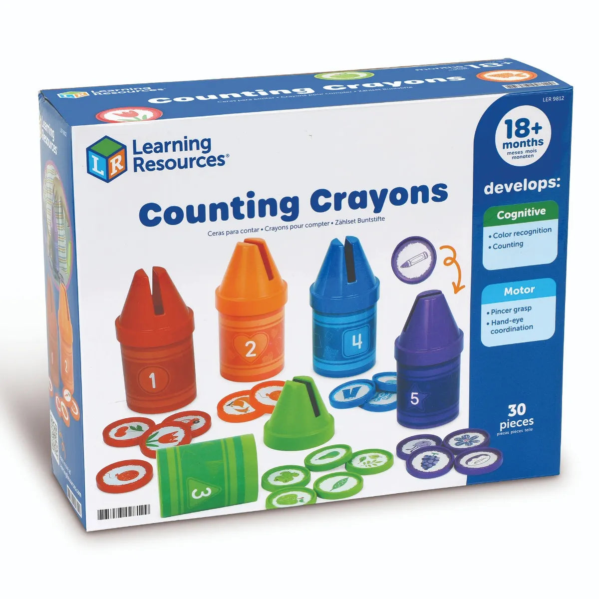 Rainbow Counting Crayons