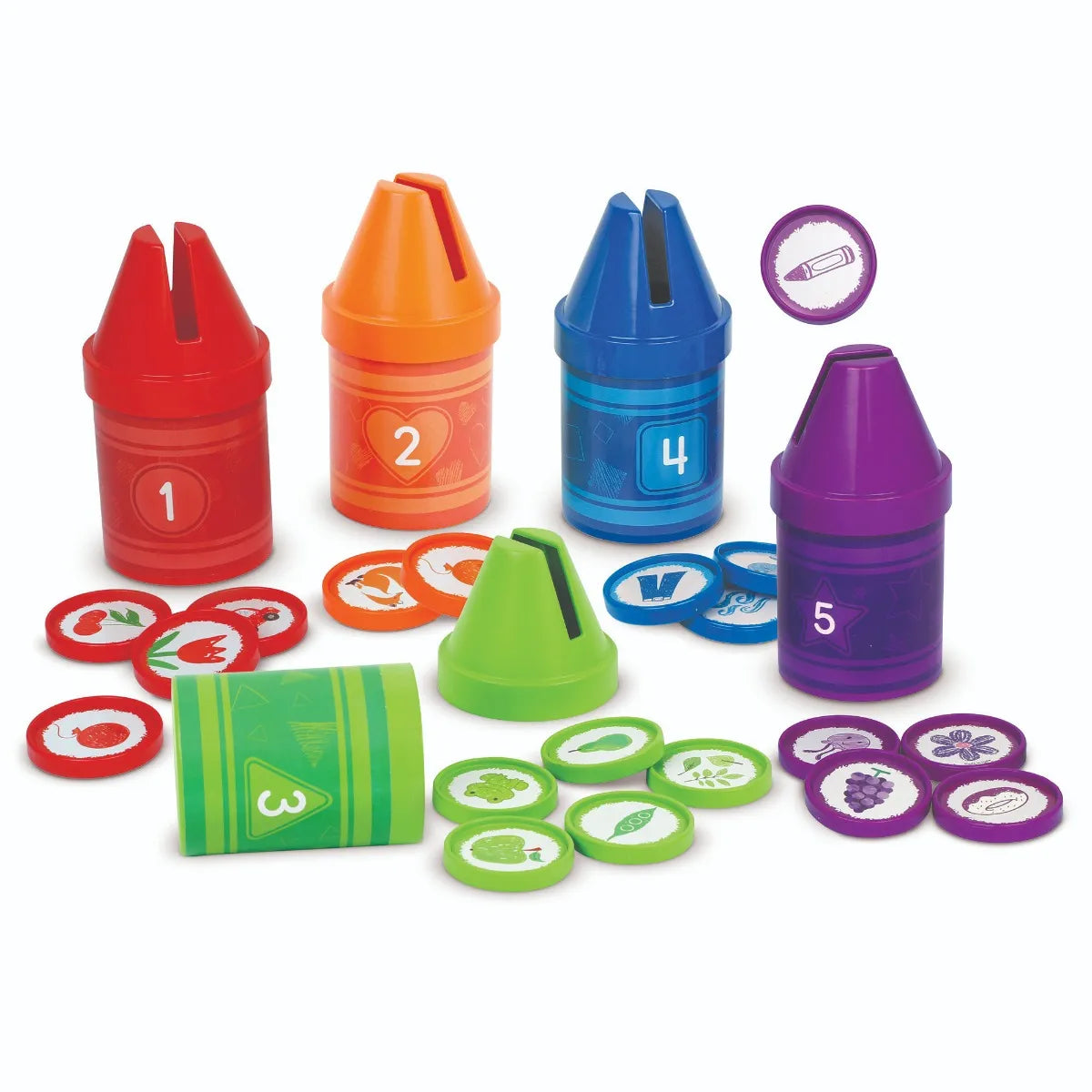 Rainbow Counting Crayons