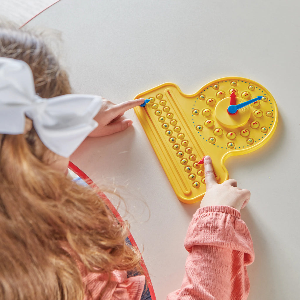 NumberLine Clock - Sensory Bubble Popper