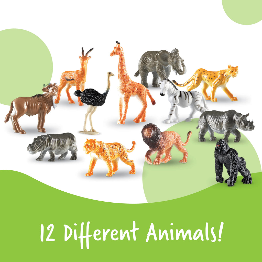 Jungle Animal Counters, Set of 60