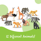 Jungle Animal Counters, Set of 60