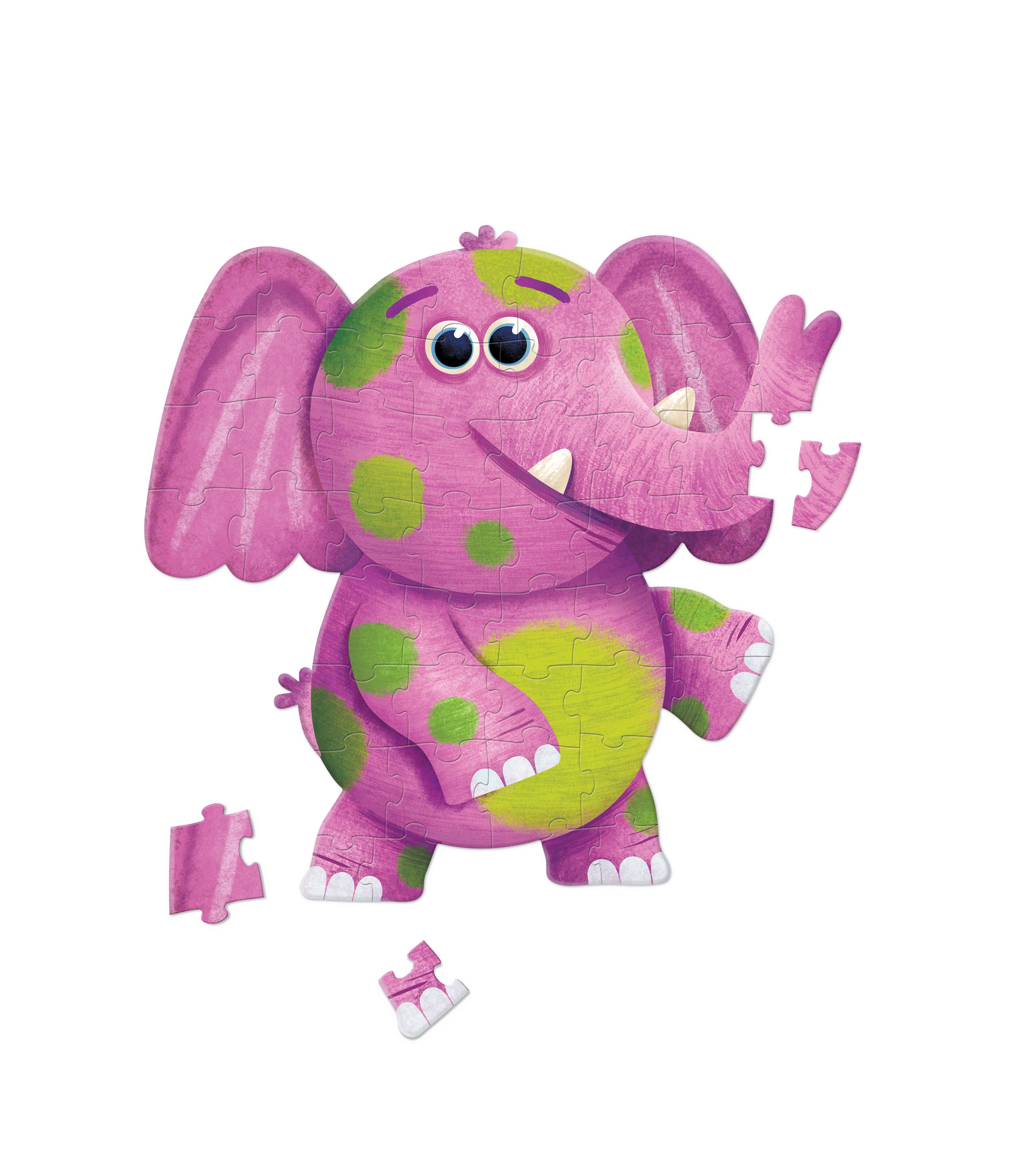 Jumbo puzzles, 48 stuks Olifant