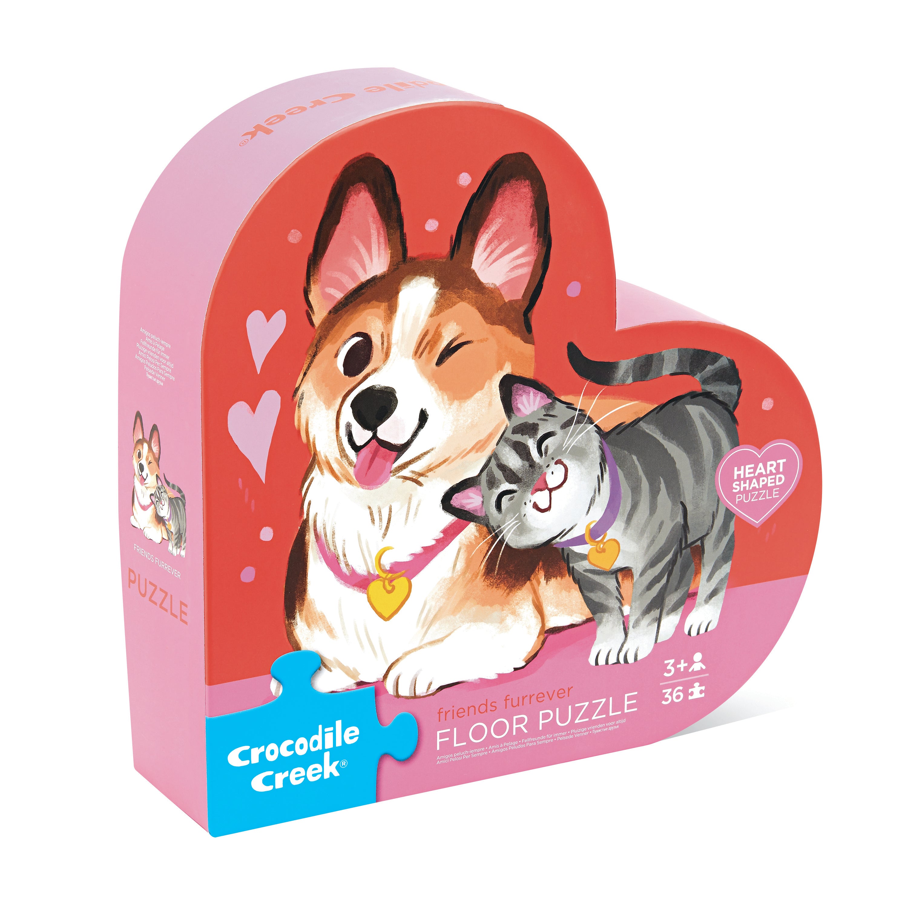 Shaped box puzzles, 36 stuks Vrienden voor altijd
